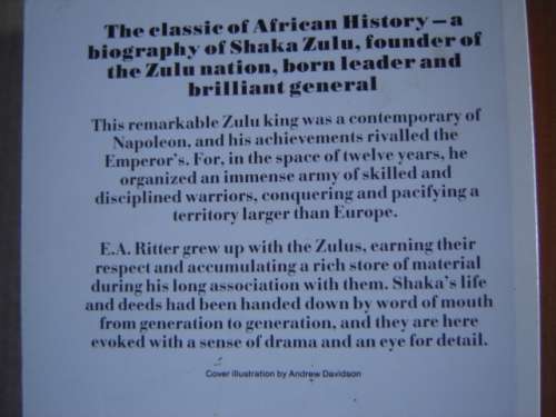 Shaka Zulu EA Ritter