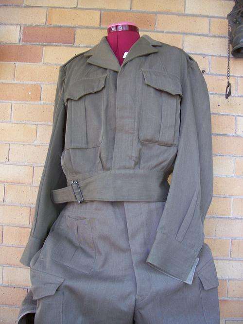 1966 BATTLEDRESS UNIFORM-BUNNY JACKET & TROUSER-LOW START!