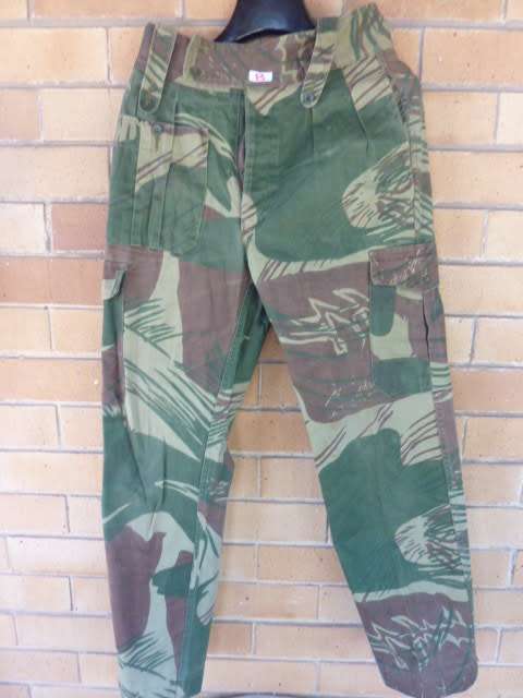 B)RHODESIAN (BRUSHSTROKE CAMO)-TROUSER-GOOD CONDITION-LOW START!