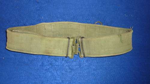 3) RHODESIAN WEBBING BELT-WITH NAME -GOOD USED  CONDITION-LOW START!