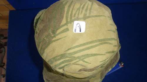 3) A RHODESIAN ARMY CAMO -REVERSABLE BUSHHAT-WORN BY MEMBER OF RLI.-GOOD CONDITION-LOW START!