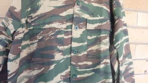 7) A BOPTHUTSWANA 1992 CAMO SHIRT-LONG SLEEVE-AS NEW-SPECICO-SIZE-112-LOW START!
