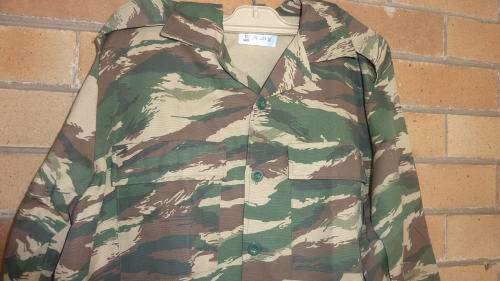 7) A BOPTHUTSWANA 1992 CAMO SHIRT-LONG SLEEVE-AS NEW-SPECICO-SIZE-112-LOW START!