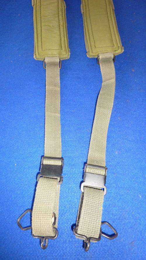 5) A RHODESIAN ARMY ISSUE-CANVAS HARNESS-Y STRAP-GOOD CONDITION-LOW START!