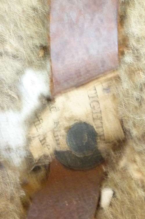 WW1-BRITISH BRODIE HELMET WITH LIP-LEATHER CHIN STRAP DAMAGE-BUT OTHERWISE GOOD CONDITION-LOW START!