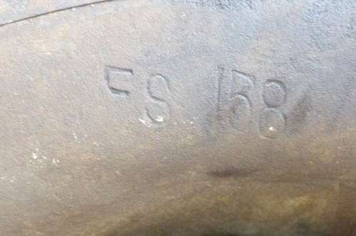 WW1-BRITISH BRODIE HELMET WITH LIP-LEATHER CHIN STRAP DAMAGE-BUT OTHERWISE GOOD CONDITION-LOW START!