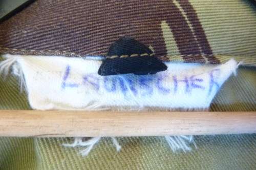 2) AN ORIGINAL RHODESIAN  ARMY (-BRUSHSTROKE)  CAMO BUSH JACKET-GOOD CONDITION- XL OR POSS XXL