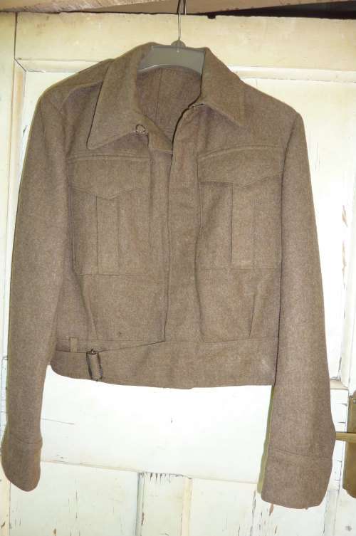 3) SOUTH AFRICAN  WOOL -COMBAT/ BUNNY JACKET-1962-GOOD CONDITION-LOW START!