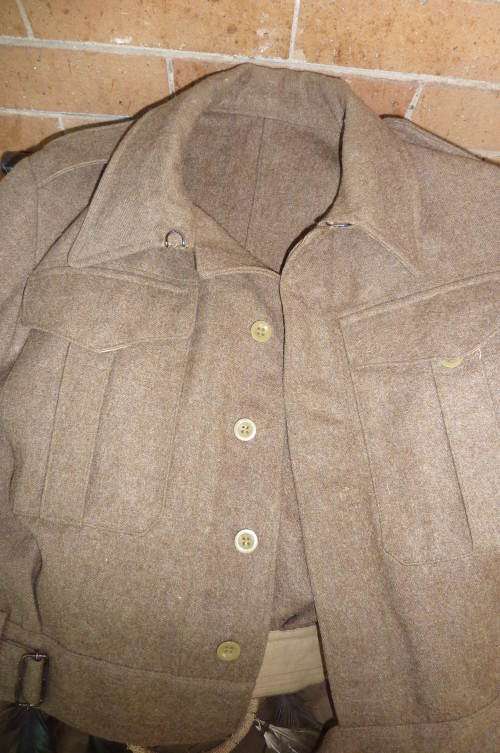 3) SOUTH AFRICAN  WOOL -COMBAT/ BUNNY JACKET-1962-GOOD CONDITION-LOW START!
