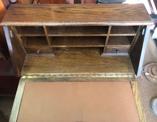 ADAM BEDE OAK WRITING BUREAU