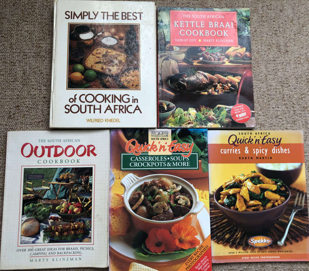 SIMPLY THE BEST BY WILFRIED KNIEDEL AND KETTLE BRAAI BY SHIRLEY GUY AND 3 OTHER COOKING BOOKS
