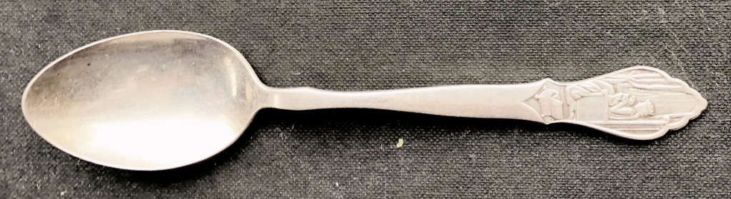 SILVER DUTCH TEASPOON HALLMARKED 1950`s
