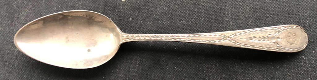 SILVER TEASPOON GEORGE III HALLMARKED 1786
