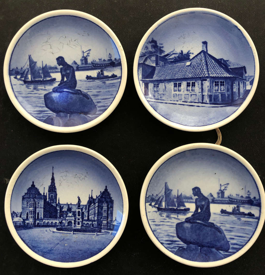 Porcelain & Ceramic - ROYAL COPENHAGEN DENMARK FOUR PLATES for sale in ...