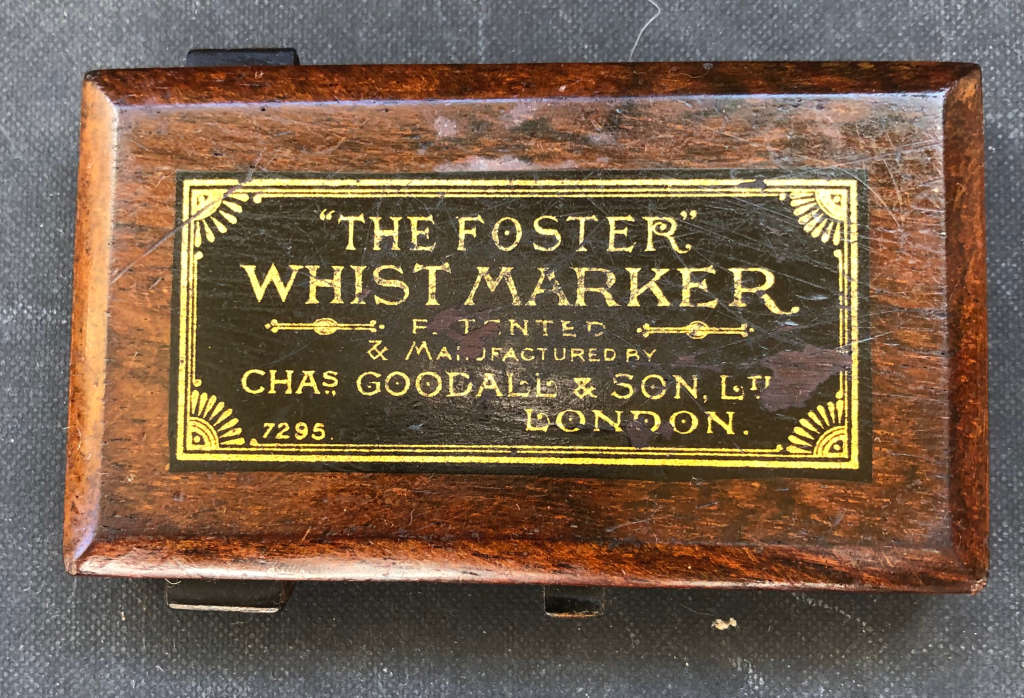 ROSEWOOD WHIST MARKER THE FOSTER ANTIQUE