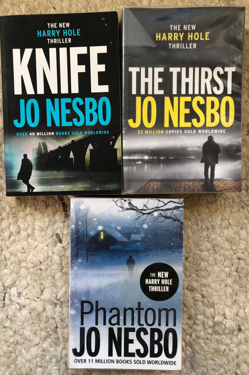 THE KNIFE, PHANTOM, THE THIRST JO NESBO COLLECTION OF THREE BOOKS