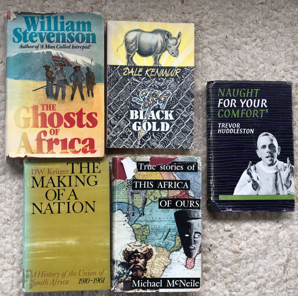 MAKING OF A NATION BY DW KRUGER, TRUE STORIES OF THIS AFRICA OF OURS BY M McNEILE & 3 OTHER BOOKS