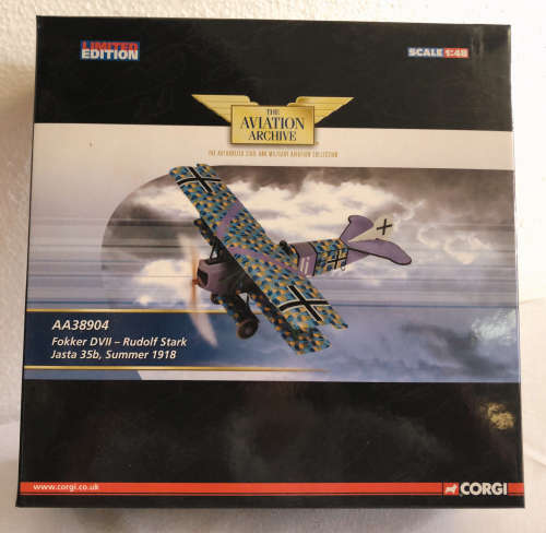 Fokker DVll Corgi Limited Edition Corgi Aviation Archive 1:48 in original box