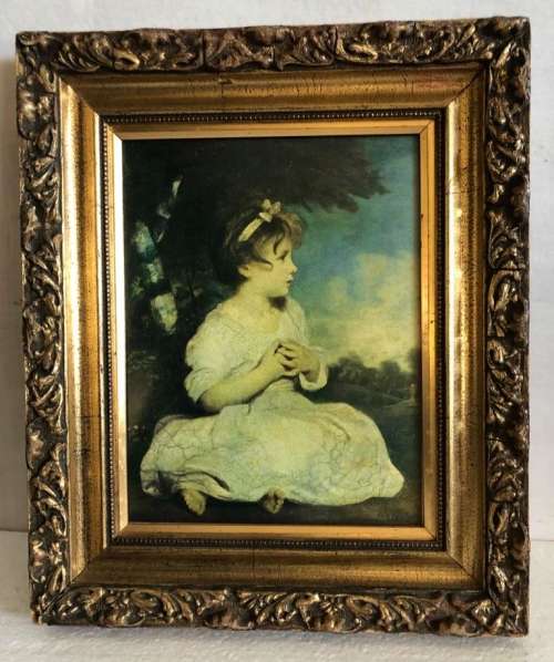 Gilt Picture Frame With Print