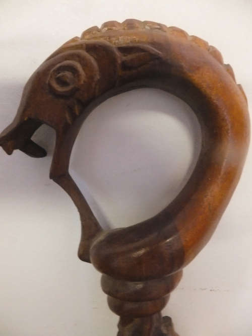 Hand Carved Nyama Nyama Shona Walking Stick