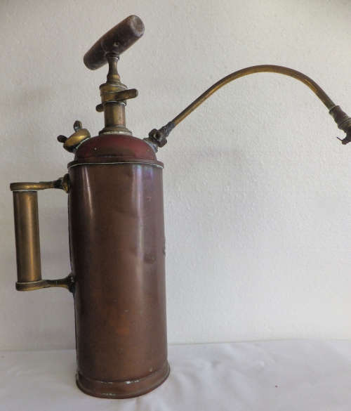 Copper and Brass original W T French and Son Birmingham Pump Action Spray