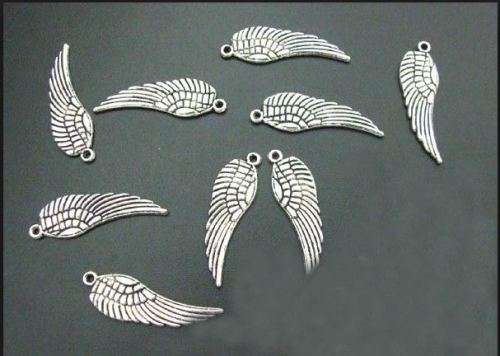Tibetan Silver Feather Charms