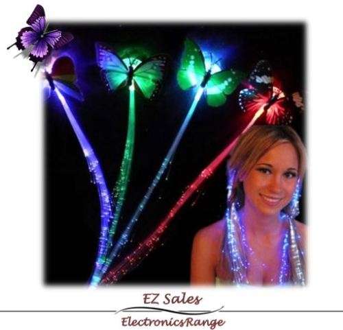 Optic Fibre Butterfly Hairpin