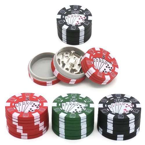 Pokerchip Tobacco Grinder