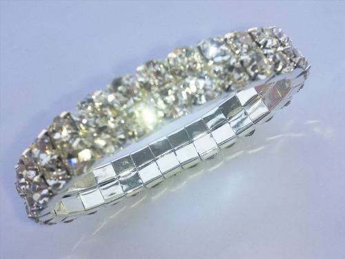 2 Strand Crystal Tennis Bracelet