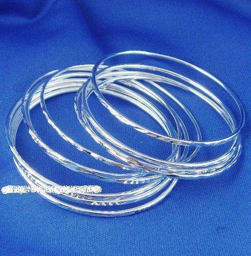 925 sterling silver carved bangle - REDUCED