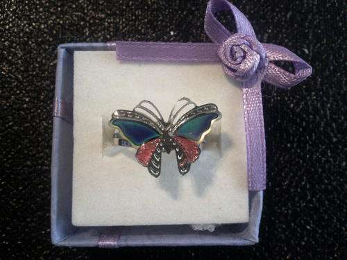 Butterfly Mood ring - Pink