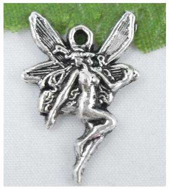Tibetan Silver Fairy Charm - REDUCED !!!