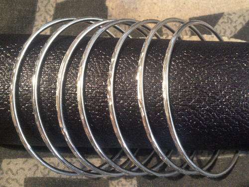 925 sterling silver carved bangle