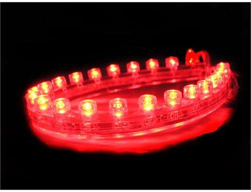 24 LED Flexible strip neon light 12V - Red
