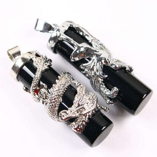 Agate Dragon Pendant