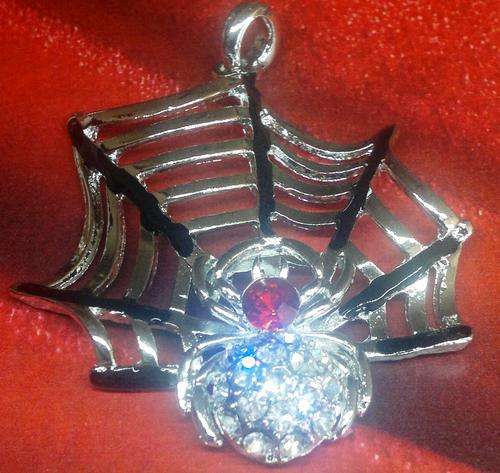 Crystal Spider Pendant