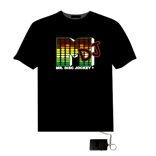 Sound Activated MR. DJ T-Shirt
