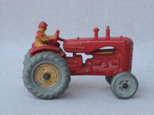 Matchbox  Massey Harris Tractor with Mudguards  -  No. 4