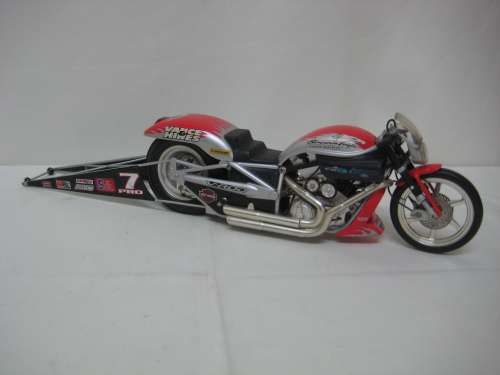 Motorcycle Drag Bike Harley Davidson Screaming Eagle Year 2004 H-D - Scale 1/9