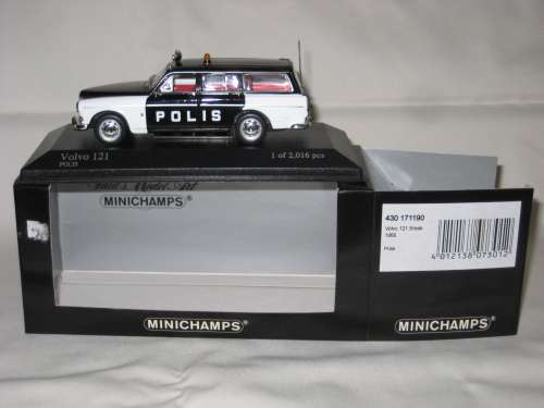 Minichamps Volvo 121 Break 1966 Police Stationwagon  - No 430 171190