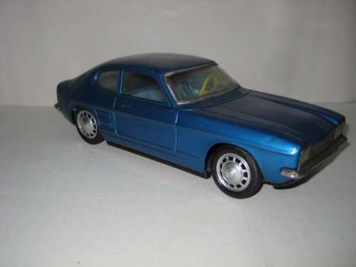 Tin Tinplate Ford Capri Aoshin Friction operated - Japan