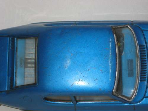 Tin Tinplate Ford Capri Aoshin Friction operated - Japan