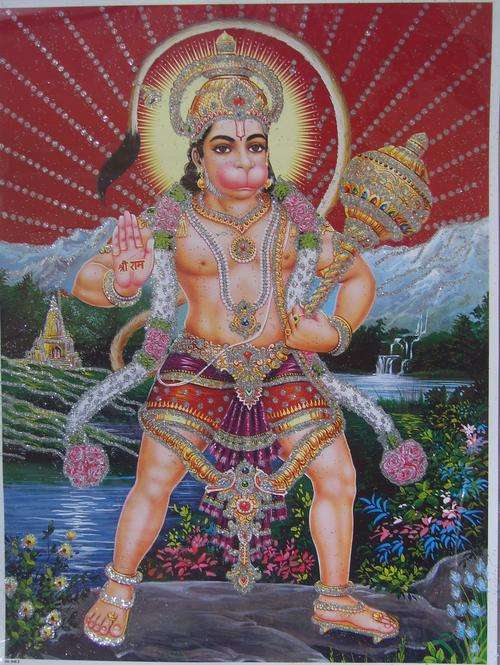 Lord_Hanuman _ Laminated