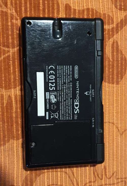 Nintendo DS Lite Black + New Super Mario DS Game [Working]