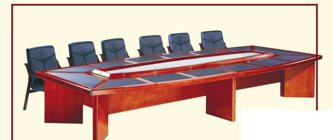 MAHOGANY BOARDROOM TABLE 12 SEATER WOOD VENEER