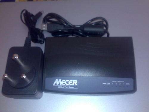 Mecer adsl 4 port router at a low price
