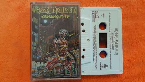 IRON MAIDEN - SOMEWHERE IN TIME CASSETTE TAPE