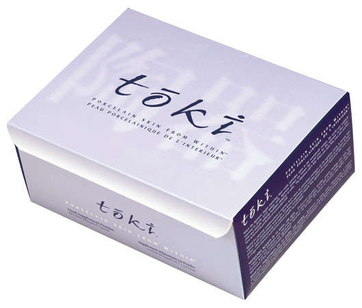 TOKI powder by Lane Labs. porcelain skin from within.