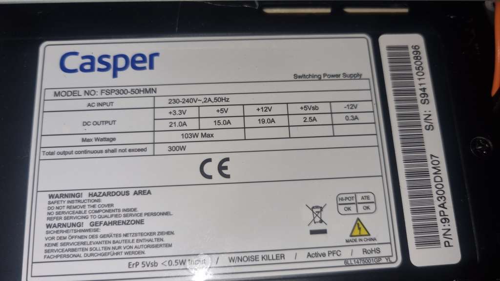 Intel Core I7 2600K / 6GB DDR3 / 128GB SSD / 1.5 TB HDD Computer