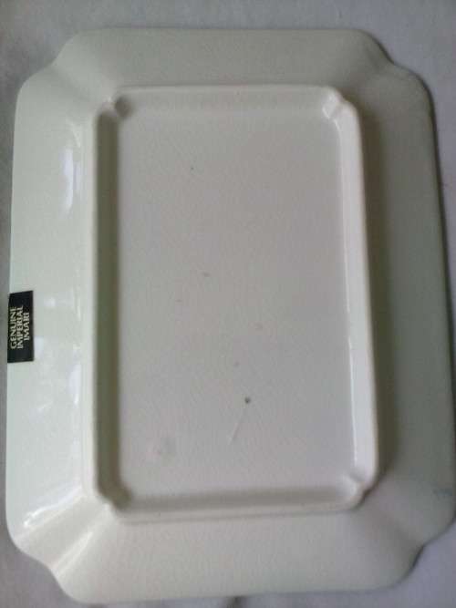 Imperial Imari rectangular porcelain Plate, 12.5cm x 16.5cm